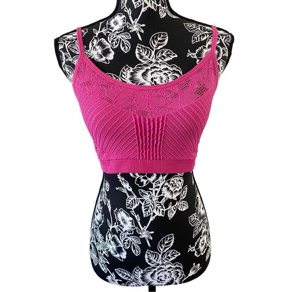 Colsie Lace Bralette Juniors Large Ribbed Sleepwear Intimates Feminine - Picture 1 of 11